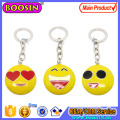 Porte-clés de charme en métal Smile Emoji Fashion pour cadeau